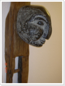 Der weise Narr, hessischer Diabas und Eiche