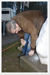 Letzte Arbeit am Satyr