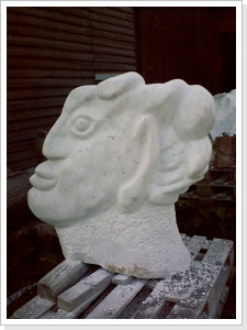 Satyr, Carrara-Marmor