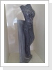 weiblicher Torso, Schwarzer Alabaster und Aluminium